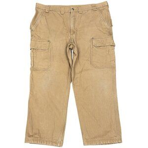 DULUTH TRADING Men's Fire Hose Flannel-Lined Cargo‎ Pants | 46 X 30